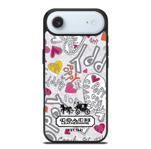 COACH NEW YORK LOGO POPPY COLORFUL iPhone Air Case Cover