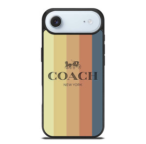 COACH NEW YORK LOGO STRIPES iPhone Air Case Cover