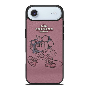 COACH NEW YORK PINK MICKEY MOUSE iPhone Air Case Cover