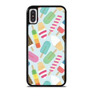 ICE CREAM COLLAGE ART PATTERN iPhone X / XS Case Cover ICE CREAM COLLAGE ART PATTERN iPhone X / XS Case Cover