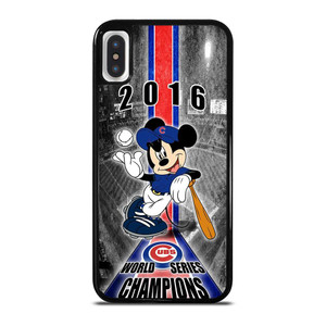 CHICAGO CUBS MICKEY MOUSE iPhone X / XS Case Cover
