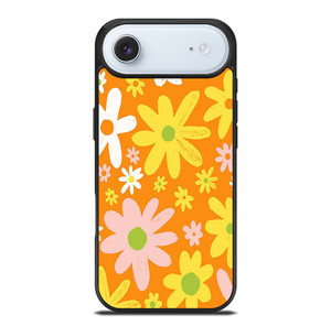 FLOWER POWER ORANGE PATTERN iPhone Air Case Cover