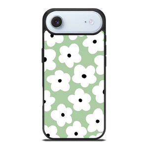 GREEN RETRO FLORAL PATTERN iPhone Air Case Cover