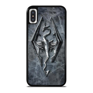 SKYRIM LOGO ELDER SCROLLS iPhone X / XS Case Cover SKYRIM LOGO ELDER SCROLLS iPhone X / XS Case Cover