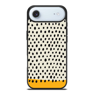 MUSTARD POLKADOTS PATTERN iPhone Air Case Cover