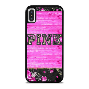 VICTORIA'S SECRET PINK FLORAL iPhone X / XS Case Cover VICTORIA'S SECRET PINK FLORAL iPhone X / XS Case Cover