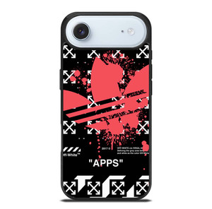 OFF WHITE X ADIDAS RED iPhone Air Case Cover