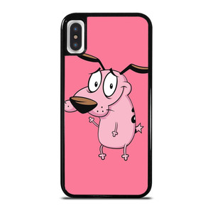 COURAGE THE COWARDLY DOG CARTOON iPhone X / XS Case Cover COURAGE THE COWARDLY DOG CARTOON iPhone X / XS Case Cover