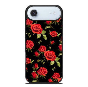 SEAMLESS RED ROSE PATTERN iPhone Air Case Cover