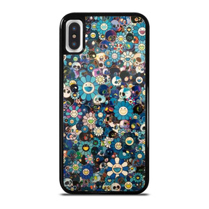 TAKASHI MURAKAMI FLOWERS SKULL iPhone X / XS Case Cover TAKASHI MURAKAMI FLOWERS SKULL iPhone X / XS Case Cover