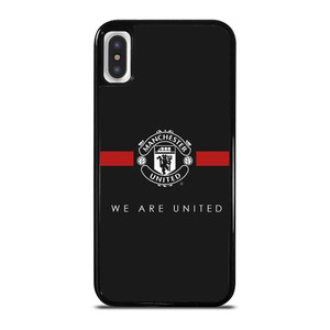 MANCHESTER UNITED BLACK iPhone X / XS Case Cover