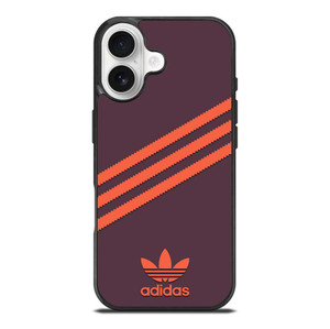 ADIDAS ORIGINALS STRIPES PURPLE ORANGE iPhone 17 Case Cover