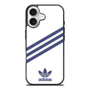 ADIDAS ORIGINALS STRIPES WHITE ROYAL BLUE iPhone 17 Case Cover