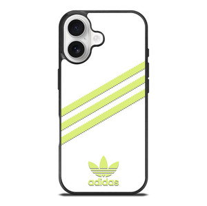 ADIDAS ORIGINALS STRIPES WHITE YELLOW iPhone 17 Case Cover