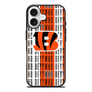 CINCINNATI BENGALS FOOTBALL LOGO WHO DEY iPhone 17 Case Cover