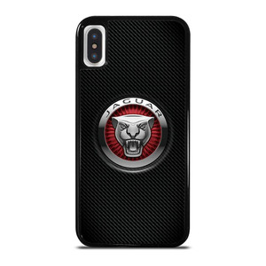 JAGUAR LOGO CARBON iPhone X / XS Case Cover JAGUAR LOGO CARBON iPhone X / XS Case Cover