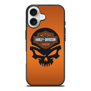 HARLEY DAVIDSON MOTORCYCLES COMPANY LOGO SKULL iPhone 17 Case Cover