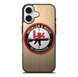 HECKLER AND KOCH WOODEN LOGO iPhone 17 Case Cover