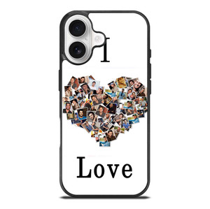 I LOVE LUKE BRYAN COLLAGE iPhone 17 Case Cover