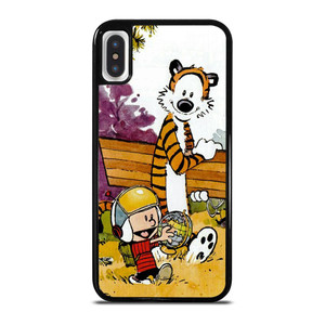 CALVIN AND HOBBES CARTOON iPhone X / XS Case Cover CALVIN AND HOBBES CARTOON iPhone X / XS Case Cover
