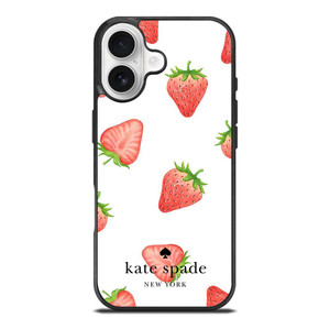 KATE SPADE NEW YORK LOGO STRAWBERRY ICON iPhone 17 Case Cover