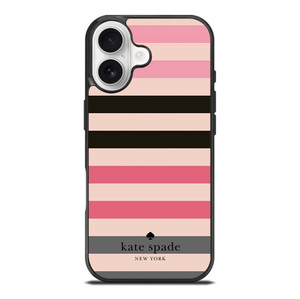 KATE SPADE NEW YORK LOGO STRIPES PATTERN iPhone 17 Case Cover
