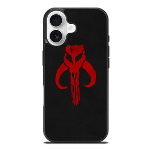 MANDALORIAN RED SKULL LOGO iPhone 17 Case Cover