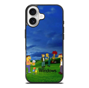 MICROSOFT WINDOWS THE SIMPSONS iPhone 17 Case Cover