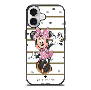 MINNIE MOUSE DISNEY KATE SPADE NEW YORK LOGO iPhone 17 Case Cover