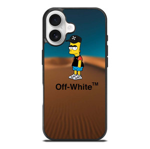 OFF WHITE BART SIMPSONS iPhone 17 Case Cover