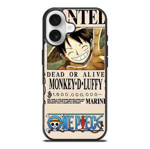 ONE PIECE LUFFY WANTED iPhone 17 Case Cover