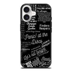 PANIC AT THE DISCO LYRIC iPhone 17 Case Cover