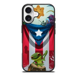 PUERTO RICO FROG FLAG iPhone 17 Case Cover