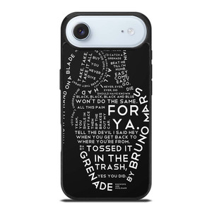 BRUNO MARS LYRICS iPhone Air Case Cover