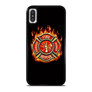 FIREFIGHTER FIREMAN LOGO iPhone X / XS Case Cover