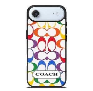 COACH NEW YORK LEATHERWARE LOGO COLORFUL iPhone Air Case Cover