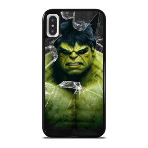 INCREDIBLE HULK CRACKS GLASS iPhone X / XS Case Cover