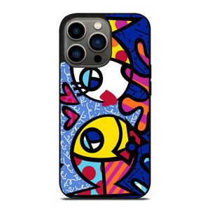 ROMERO BRITTO FISH LOVE iPhone 13 Pro Case Cover
