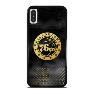 PHILADELPHIA 76ERS GOLD LOGO iPhone X / XS Case Cover PHILADELPHIA 76ERS GOLD LOGO iPhone X / XS Case Cover