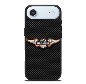HARLEY DAVIDSON LOGO MOTORCYCLES COMPANY CARBON iPhone Air Case Cover