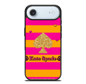 KATE SPADE NEW YORK YELLOW PINK STRIPES ICON iPhone Air Case Cover
