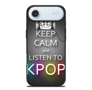 KEEP CALM AND LISTEN KPOP iPhone Air Case Cover