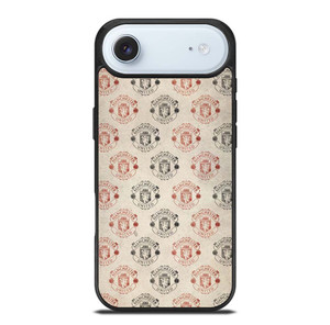 MANCHESTER UNITED FC FOOTBALL LOGO COLLAGE iPhone Air Case Cover