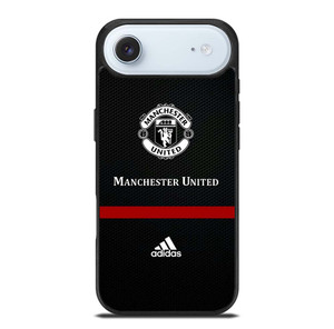 MANCHESTER UNITED FC LOGO FOOTBALL ADIDAS BLACK iPhone Air Case Cover