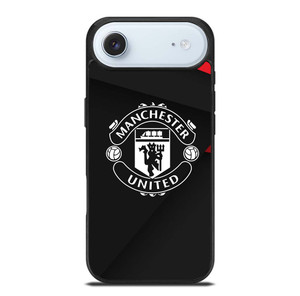 MANCHESTER UNITED LOGO BLACK iPhone Air Case Cover