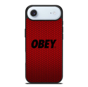OBEY CLOTHING LOGO RED CARBON iPhone Air Case Cover