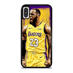 LEBRON JAMES LA LAKERS ART iPhone X / XS Case Cover