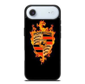 PORSCHE LOGO CAR ON FIRE iPhone Air Case Cover