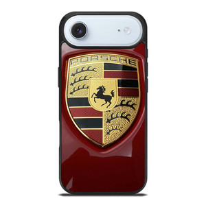 PORSCHE LOGO EMBLEM RED iPhone Air Case Cover