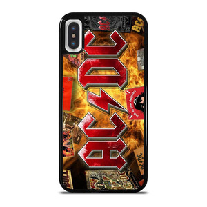 ACDC BAND LOGO ALBUM : iPhone X / XS Case Cover ACDC BAND LOGO ALBUM : iPhone X / XS Case Cover